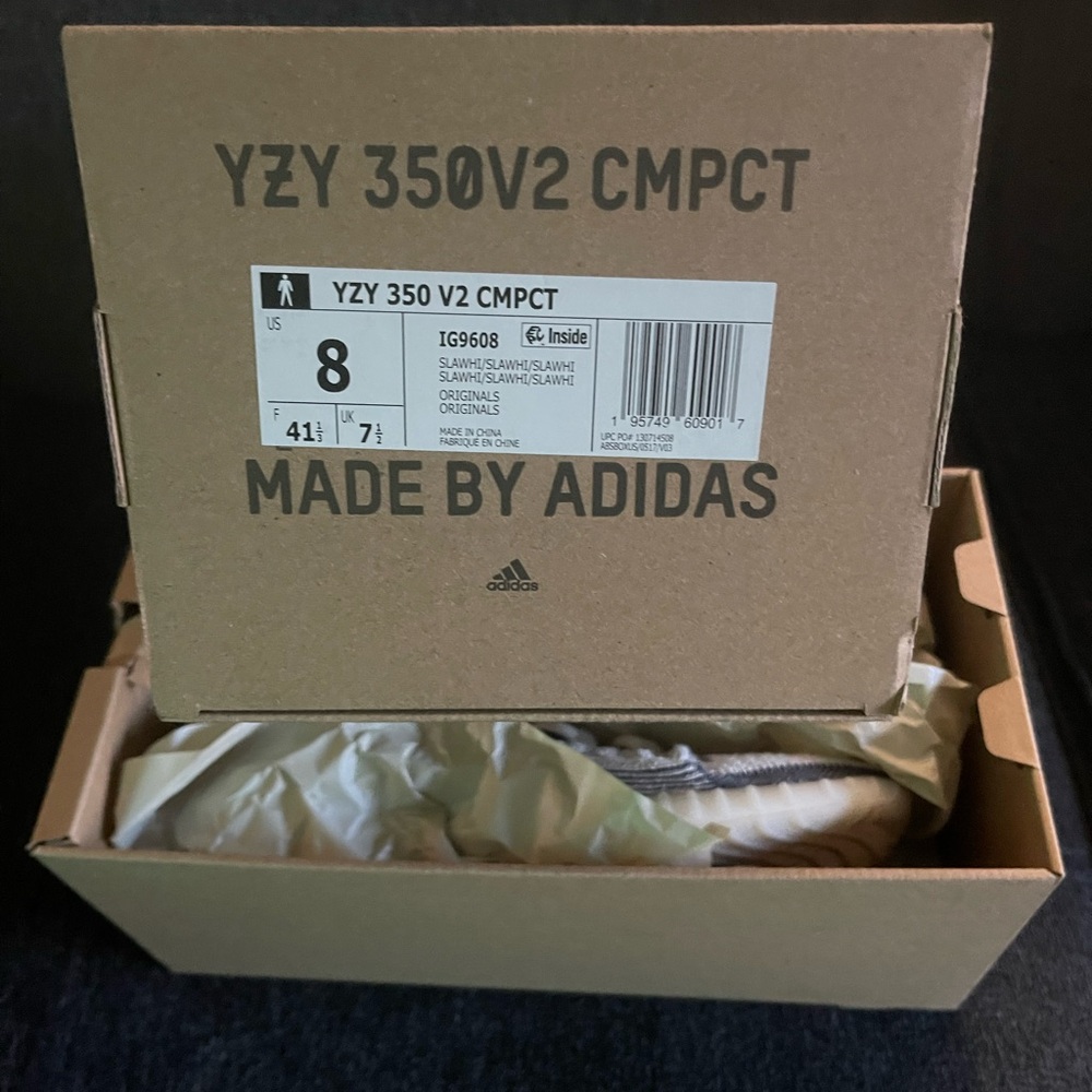 Authentic YZY 350 V2 CMPCT. Worn ONCE